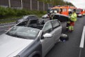 VU Auffahrunfall A 3 Rich Oberhausen kurz vor AS Koeln Dellbrueck P097